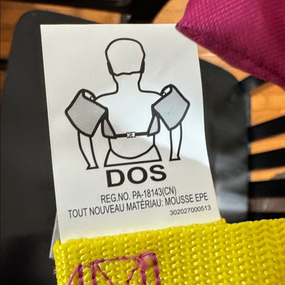 Kids Swim Vest - Pink and Blue - Picture 4 of 7